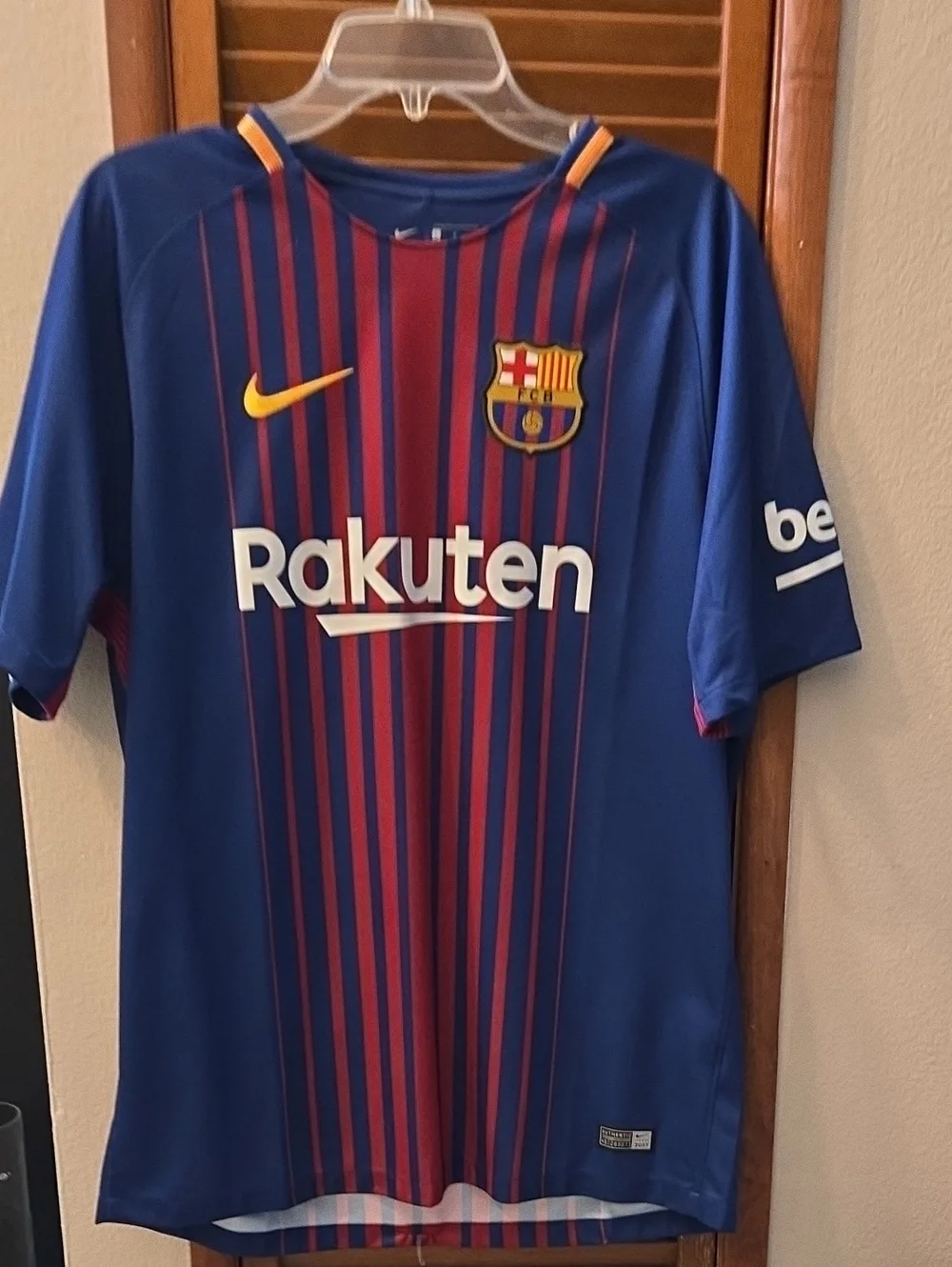 2018/2019 FC Barcelona home Blaugrana Stripes - Official Soccer Kit